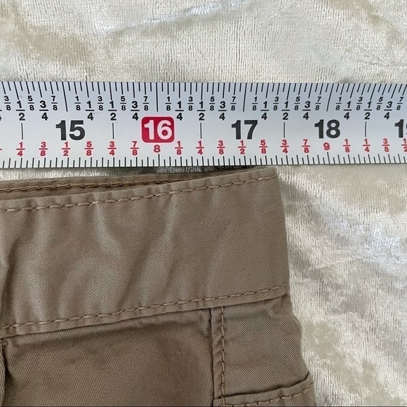 Calvin Klein Jeans Khaki Bermuda Shorts Utility Cargo Pockets Size 12 - Picture 5 of 7